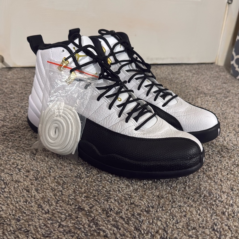 Lightly Used (worn once) - Jordan 12 Retro Royalty Taxi - Size 12